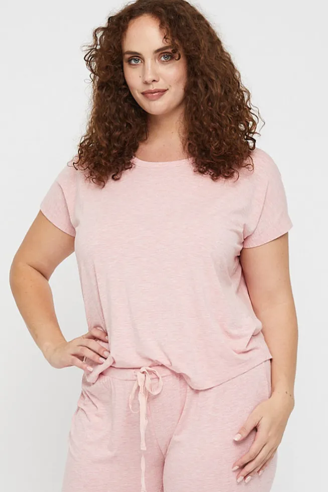 Lounge Tee - Rose