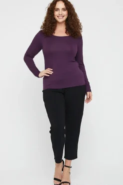 L/S Layering Top - Plum