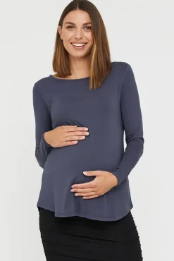 Margot Maternity Top - Storm