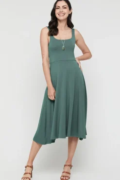 Melanie Maternity Dress - Silver Pine
