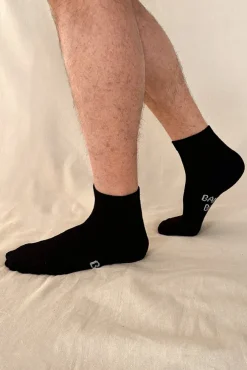 Men's Bamboo Ankle Socks 2 Pack - Black