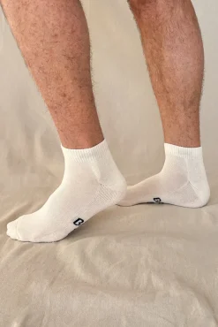 Men's Bamboo Ankle Socks 2 Pack - White
