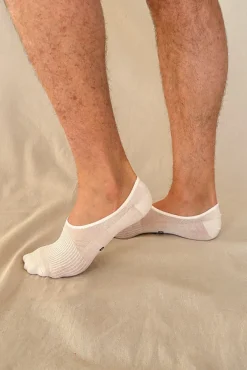Men's Hidden Bamboo Socks 2 Pack - White