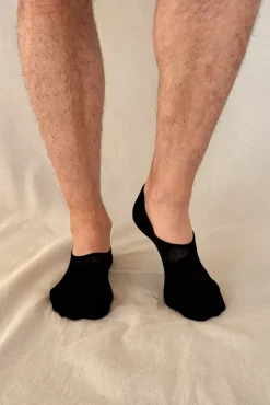 Men's Hidden Bamboo Socks 2 Pack - Black