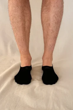 Men's Hidden Bamboo Socks 2 Pack - Black