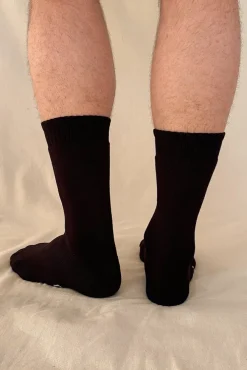 Men's Thick Bamboo Socks 2 Pack - Black