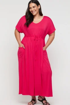Mila Maxi Dress - Magenta