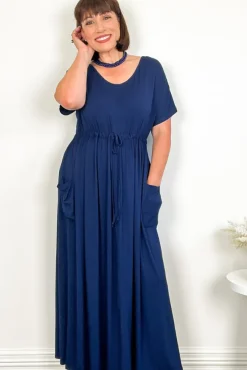 Mila Maxi Dress - Navy
