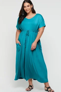 Mila Maxi Dress - Teal