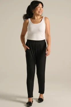 Peggy Bamboo Trouser - Black