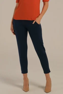 Peggy Bamboo Trouser - Dark Navy