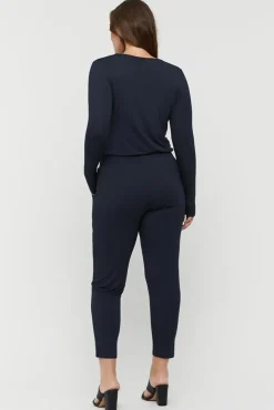 Peggy Bamboo Trouser - Dark Navy
