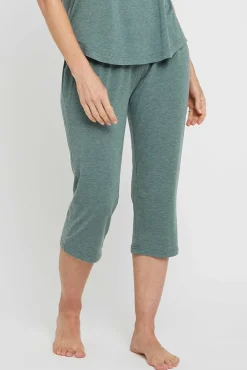 3/4 PJ Pant - Moss Green