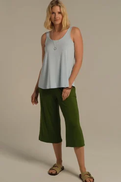 Relaxed Bamboo Singlet - Powder Blue