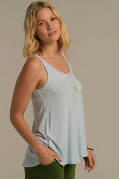 Relaxed Bamboo Singlet - Powder Blue