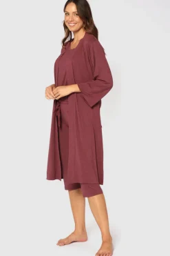 Sleepwear Robe - Burgundy