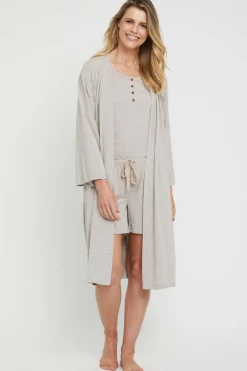 Sleepwear Robe - Oatmeal