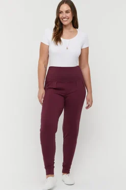 Slouch Pants - Burgundy