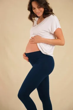 Soft Maternity Leggings - Navy