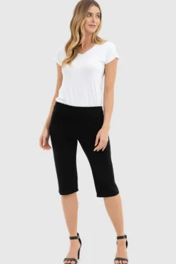 Softline Crop Pants - Black