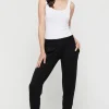 Softline Slouch Pants - Black