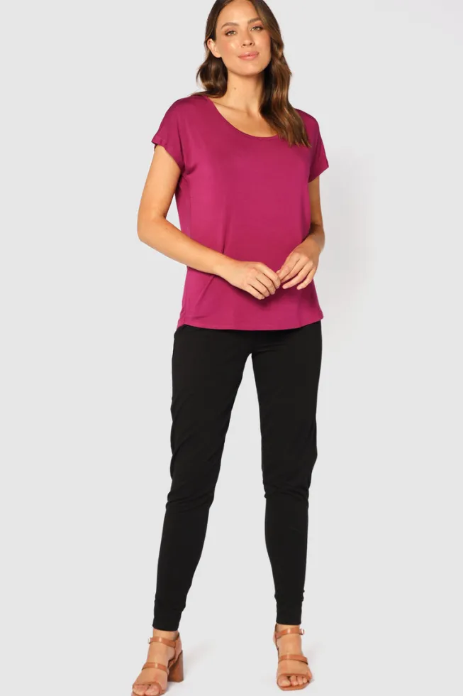 Softline Slouch Pants - Black