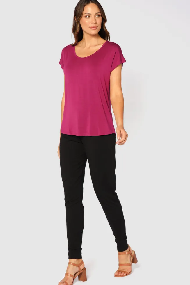 Softline Slouch Pants - Black