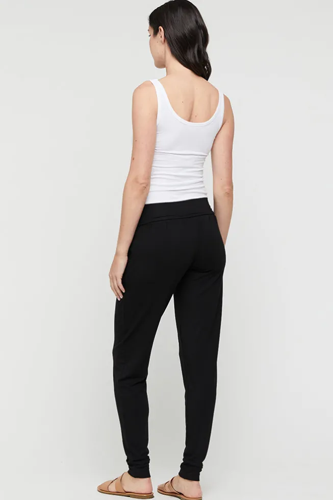 Softline Slouch Pants - Black
