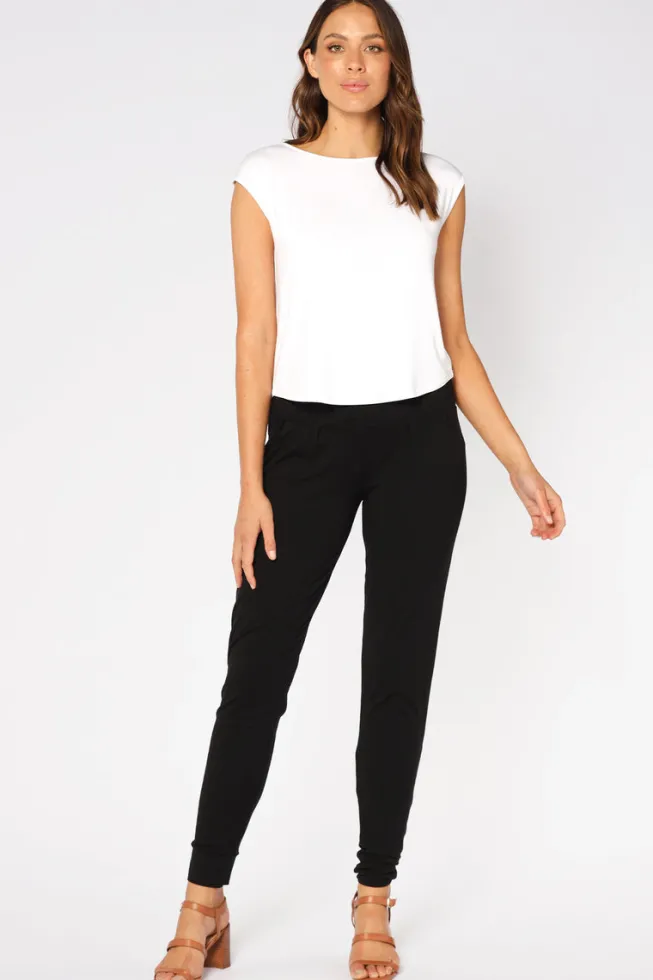 Softline Slouch Pants - Black