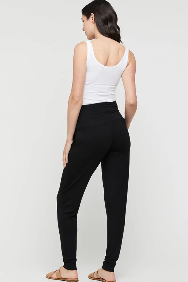 Softline Slouch Pants - Black