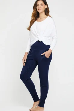 Softline Slouch Pants - Navy