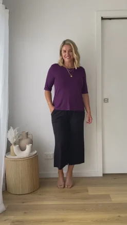 Sophie Top - Plum