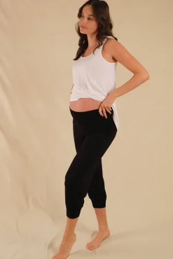 Summer Slouch Maternity Pant - Black