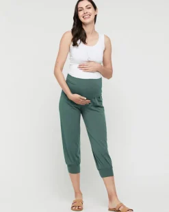 Summer Slouch Maternity Pant - Silver Pine