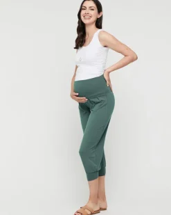 Summer Slouch Maternity Pant - Silver Pine