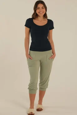Summer Slouch Pant - Sage