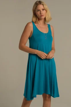 Swing Maternity Dress - Teal