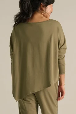 Terry Relax Boatneck - Herb