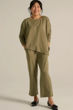 Terry Relax Boatneck - Herb
