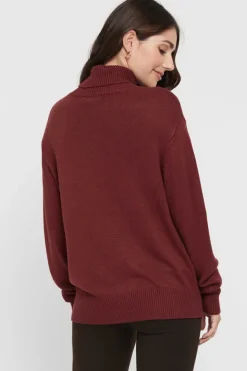 Turtleneck Knit - Burnt Brick