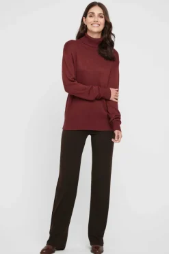 Turtleneck Knit - Burnt Brick