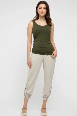 Vest Top - Dark Olive
