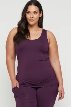 Vest Top - Plum