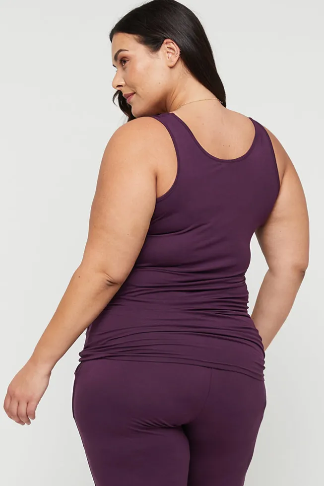 Vest Top - Plum