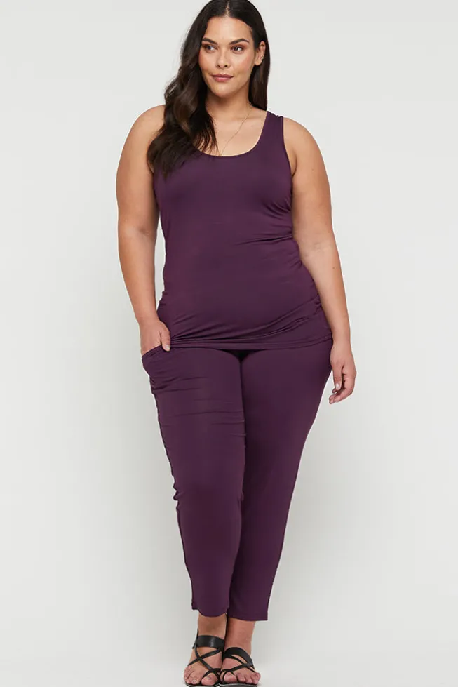 Vest Top - Plum