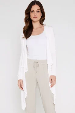 Waterfall Cardigan - White