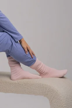 Women's Bamboo Bed Socks - Pink