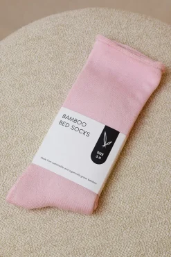 Women's Bamboo Bed Socks - Pink