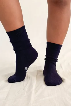 Women's Thick Bamboo Socks 2 Pack - Navy