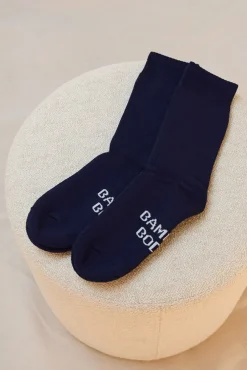 Women's Thick Bamboo Socks 2 Pack - Navy